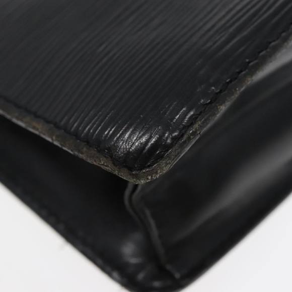 LOUIS VUITTON Epi Pochette Homme Clutch Bag Black Noir M52522 LV Auth 90085 - Picture 16 of 16